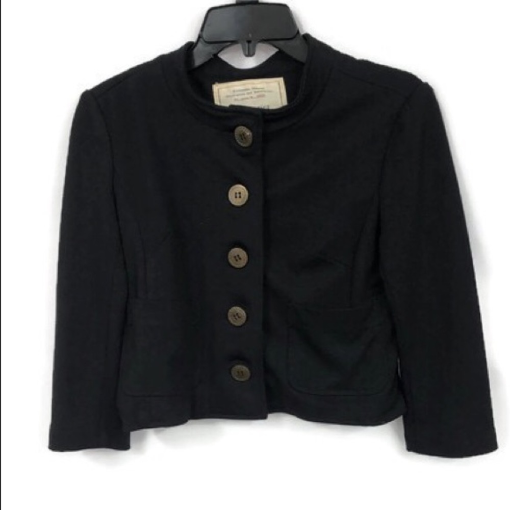 CARTONNIER BLACK CROPPED JACKET S